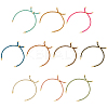 10Pcs 10 Colors Braided Cotton Cord Slider Bracelet Making MAK-UN0001-65-1