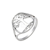 Non-Tarnish 304 Stainless Steel Rings RJEW-P080-03P-4