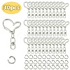 Alloy Heart Lobster Clasps KEYC-YW0001-20P-1