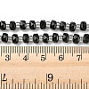 Opaque Glass Beads Strands GLAA-P076-01C-07-4