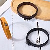 3Pcs 3 Colors Punk Retro Handmade Leather Cord Bracelet for Men BJEW-CL0001-05-7