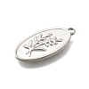 304 Stainless Steel Pendants STAS-E545-02P-2