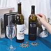 4Pcs Brass Rhinestone Wine Glass Charms HJEW-OC00213-3