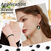 2 Strands Glass Imitation Jade Beads Strands G-PA0002-02D-5