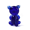 Handmade Lampwork Cat Figurine Display Decorations LAMP-N034-26B-2