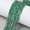 Natural Fuchsite Beads Strands G-C009-A27-01-1