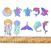 20Pcs 10 Styles Ion Plating(IP) 304 Stainless Steel Etched Metal Embellishments Pendants STAS-FS0001-53-5