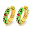 Rack Plating Brass Hoop Earrings EJEW-C102-45G-01-1