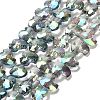 Electroplate Glass Beads Strands EGLA-P066-03A-FR04-1