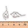 304 Stainless Steel Pendant Cabochon Settings LS-STAS-T065-92P-3