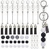 Halloween DIY Iron Bar Beadable Keychain Making Kit DIY-SC0025-93-1