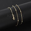 Brass Satellite Chains Necklaces for Women NJEW-D302-33G-1