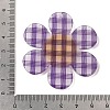 Tartan Pattern Acrylic Big Pendants OACR-B008-B01-6