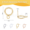24Pcs 4 Colors 304 Stainless Steel Stud Earring Findings STAS-FH0001-64-2
