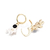 Enamel Spaceman Dangle Leverback Earrings EJEW-N012-100-3