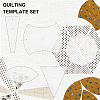 Transparent Acrylic Quilting Templates DIY-WH0381-004-3
