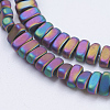 Electroplate Non-magnetic Synthetic Hematite Beads Strands G-J382-2x4x2mm-A03-F-2