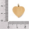 PVD Vacuum Plating 304 Stainless Steel Pendants STAS-G268-04G-4