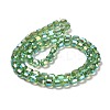 Electroplate Glass Beads Strands EGLA-D030-19K-2