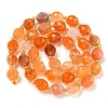 Natural Orange Botswana Agate Beads Strands G-N342-40-3