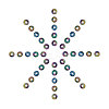 PVD Vacuum Plating 304 Stainless Steel Spacer Beads STAS-CJ0001-85-5