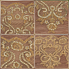 Polyester Lace Trims SRIB-WH0011-345A-3