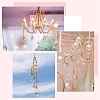 Clear Faceted Ball-Shaped Glass Pendants X-GR20X23MMY-1-4