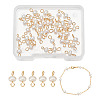 40Pcs Natural Cultured Freshwater Pearl Connector Charms FIND-AB00053-1