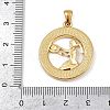 304 Stainless Steel Pendants STAS-C131-03G-02-3