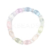 Natural Selenite Beaded Stretch Bracelets for Women BJEW-F481-01A-2