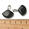 Natural Obsidian Pendants G-Z067-05P-02-4