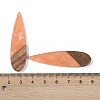 Resin & Wood Big Pendants WOOD-F015-08B-3