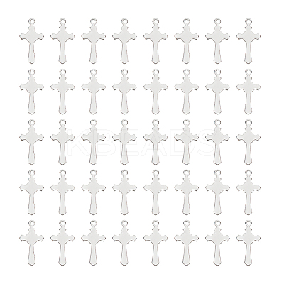 100Pcs 201 Stainless Steel Pendants FIND-UN0016-23-1