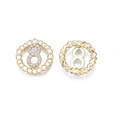 Rack Plating Alloy Enamel Connector Charms ENAM-T017-08B-1