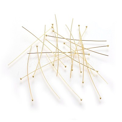 Brass Ball Head Pins LS-RP0.5X50MM-01-G-1