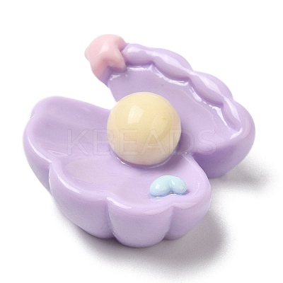 Ocean Theme Opaque Resin Cabochons X-RESI-E044-03A-1
