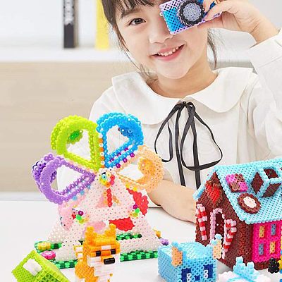 PE DIY Melty Beads Fuse Beads Refills DIY-NB0004-40-1