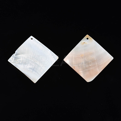 Natural Freshwater Shell Big Pendants SHEL-N026-177-1