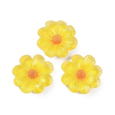Flower Series Resin Cabochons LS-CRES-Q008-01F-1