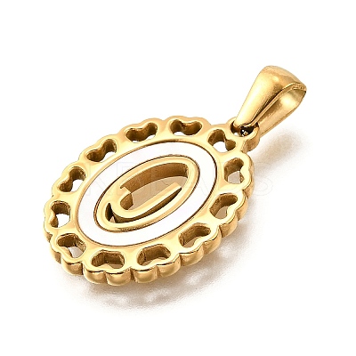 Golden 304 Stainless Steel Pendants STAS-K300-02G-J-1