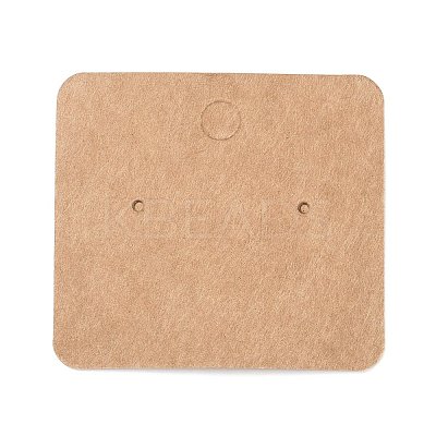 Blank Kraft Paper Earring Display Cards CDIS-G005-05-1
