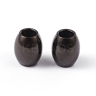Barrel Ion Plating(IP) 304 Stainless Steel Spacer Beads X-STAS-L176-03B-1