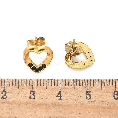 304 Stainless Steel Stud Earrings EJEW-F361-04G-1