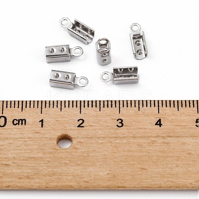 Tarnish Resistant 304 Stainless Steel Folding Crimp Ends STAS-R065-36-1