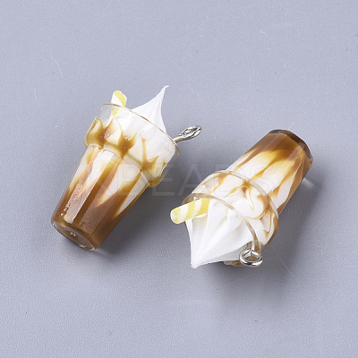 Resin Pendants CRES-S359-19C-1