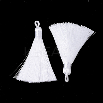 Polyester Tassel Big Pendants Decoration AJEW-S059-10-1