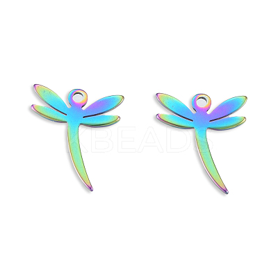 Ion Plating(IP) 201 Stainless Steel Charms STAS-N098-129M-1