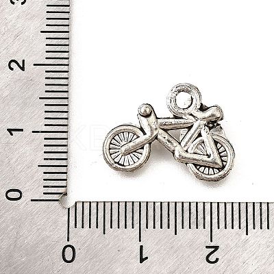 Tibetan Style Alloy Pendants TIBE-L008-63AS-1