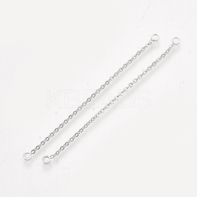 Brass Chain Links Connectors KK-T044-03A-P-1