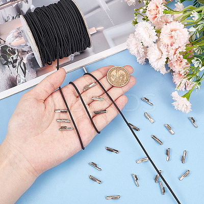 1 Roll Round Elastic Cord DIY-BBC0001-95-1